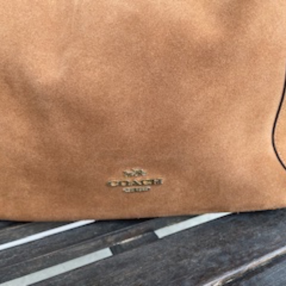 COACH Hadley Suede Tote Bag - Picture 4 of 9